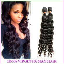 2015 Top Quality Human Hair Fashion Deep Wave Hair Weaving For Wholesale